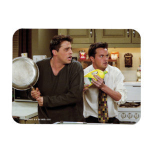 Imán FRIENDS™ Joey y Chandler asustados