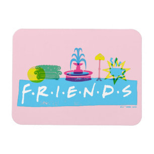 Imán FRIENDS™   Logotipo con iconos