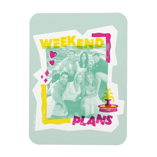 Imán FRIENDS™ | Planes para el fin de semana (Vertical)