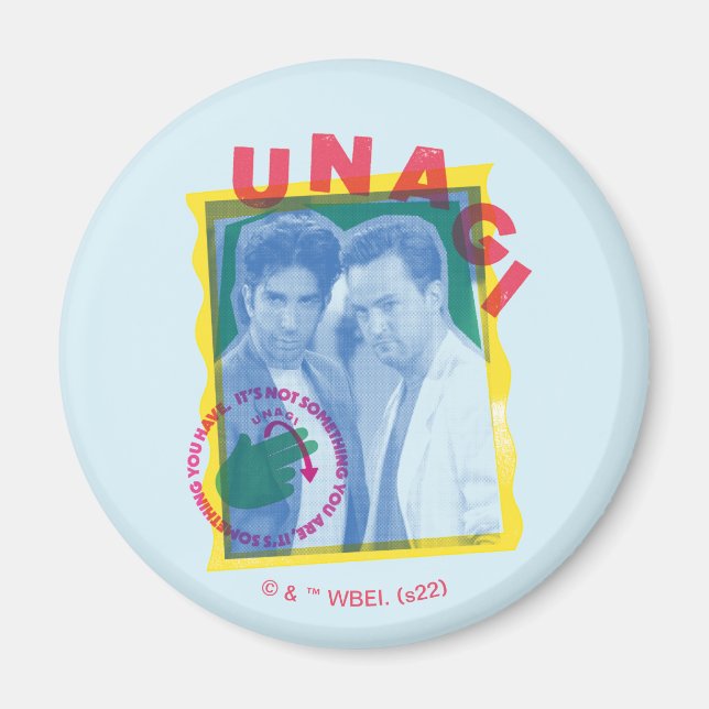 Imán FRIENDS™ | Ross & Chandler - Unagi (Frente)