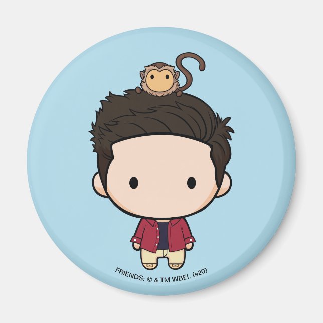 Imán FRIENDS™ | Ross Chibi (Frente)