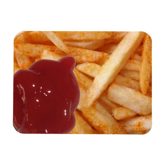 Imán Fries y Ketchup franceses (Horizontal)