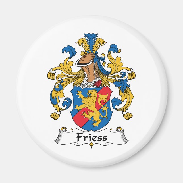 Imán Friess Family Crest (Frente)