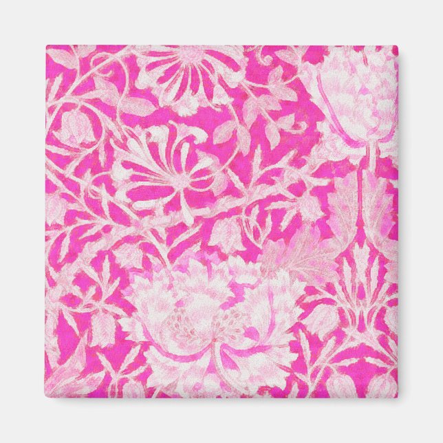 Imán Frigorífico de abeja rosa (Frente)