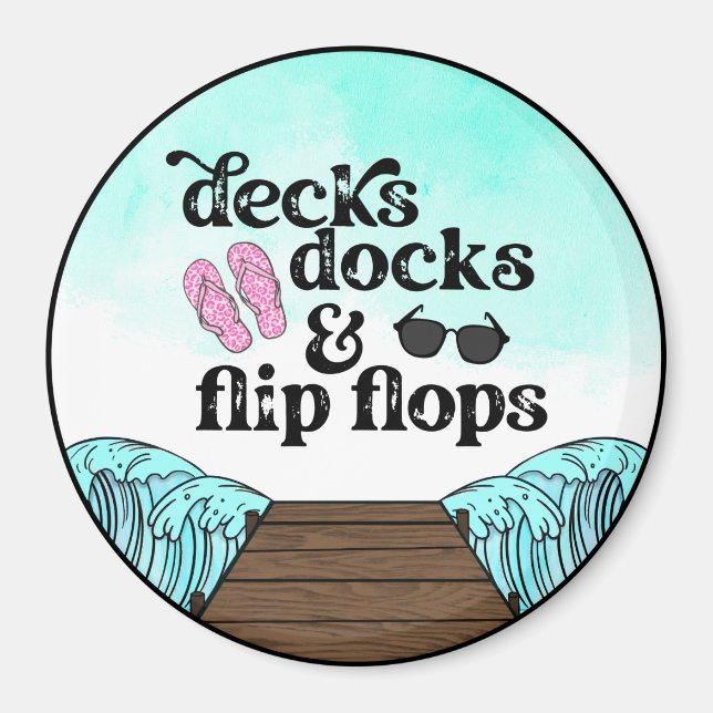 Imán Frigorífico de Beach House (Frente)