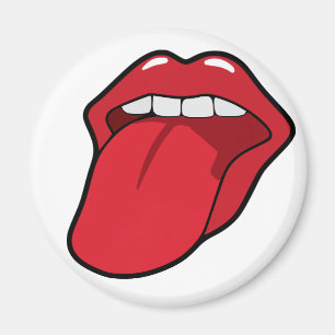 Imán Frigorífico de los labios calientes