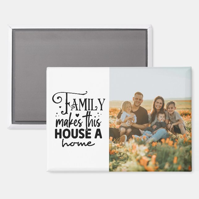 Imán Frigorífico fotográfico (Anverso/Reverso)