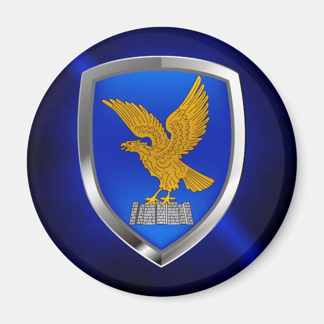 Imán Friuli Venezia Giulia Emblem Metálico (Frente)
