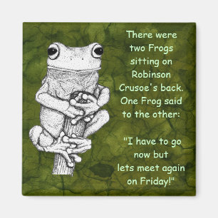 Imán "FROG CHISTE" Gracioso Frog Magnet