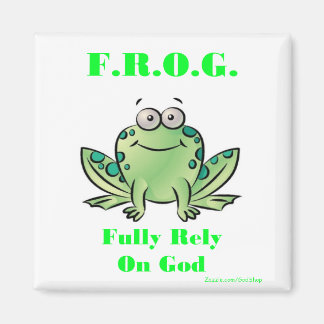 Imán FROG (Confía plenamente en Dios)