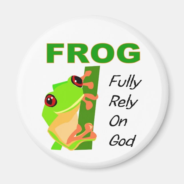 Imán FROG, depender completamente de Dios (Frente)
