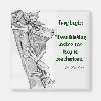 Imán "FROG LOGIC" Fun Frog Magnet