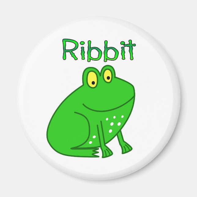 Imán Frog Ribbit (Frente)