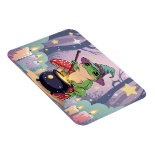 Imán Frog Witch Magnet – Rana de Poción Adorable 
