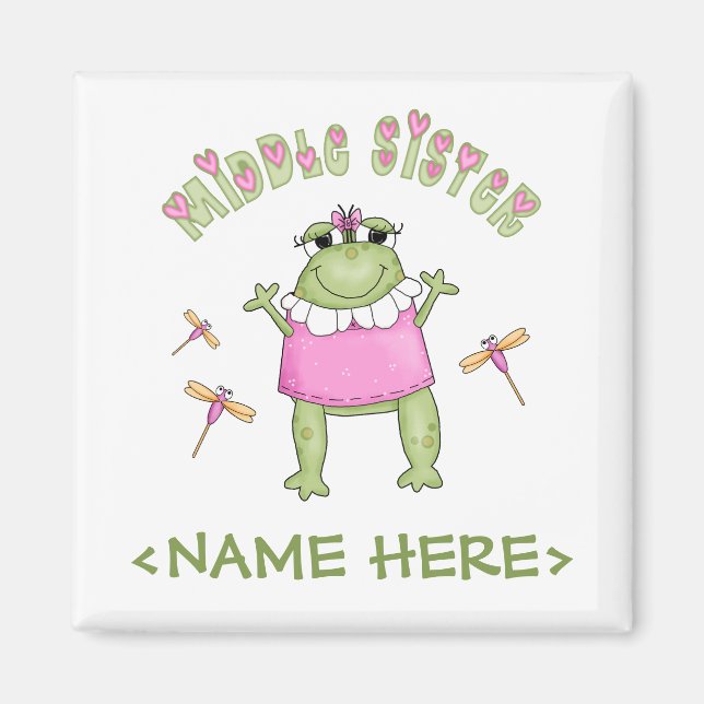 Imán Froggie Middle Sister (Frente)