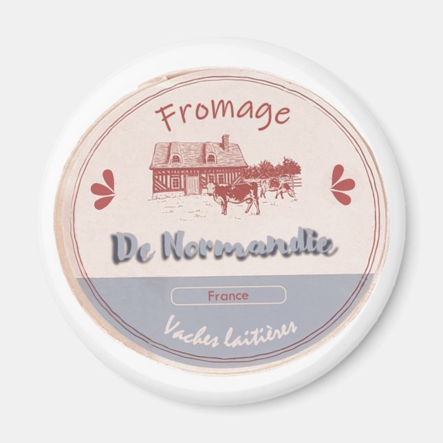 Imán Fromage de normandie (Frente)
