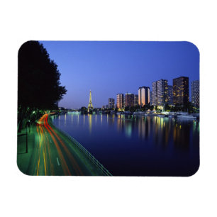 Imán Front du Seine y la Torre Eiffel, París, Francia 