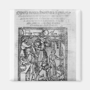 Imán Frontispiece a un libro italiano del cocinero