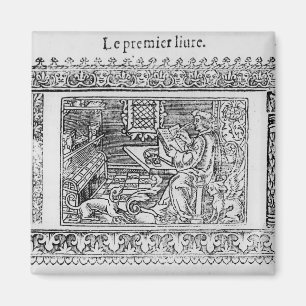 Imán Frontispiece al primer libro de Utopía