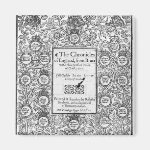 Imán Frontispiece de 'The Chronicles de England