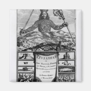 Imán Frontispiece de Thomas Hobbes de Malmesbury