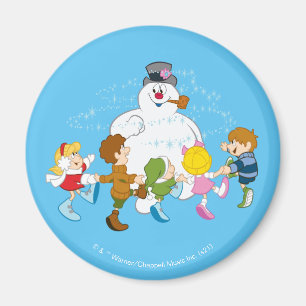 Imán Frosty the Snowman™ Jugar con escarcha y niños