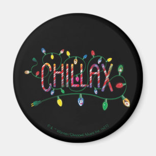 Imán Frosty the Snowman™   Luces navideñas "Chillax"