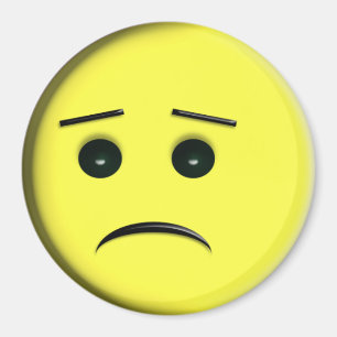 Imán Frowny hace frente a amarillo