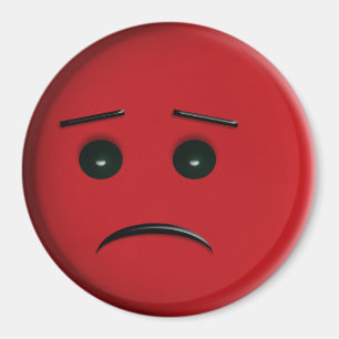 Imán Frowny hace frente a rojo