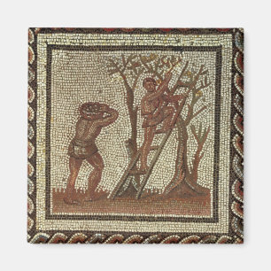 Imán Fruta de la cosecha, mosaico romano