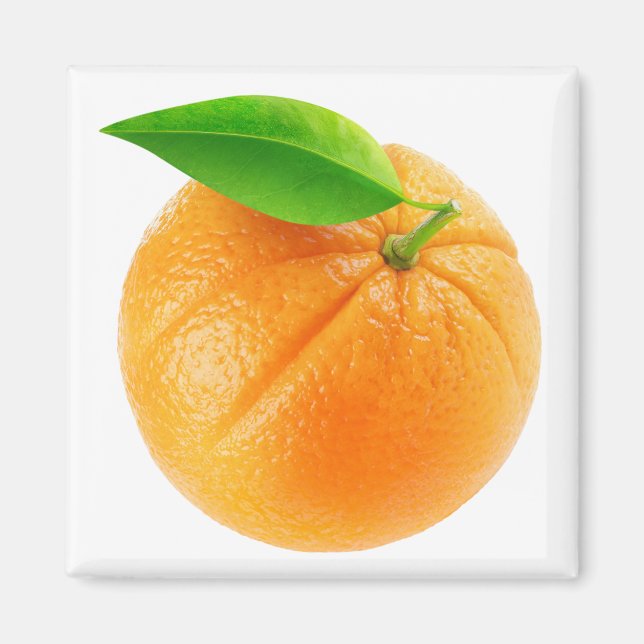 Imán fruta naranja (Frente)