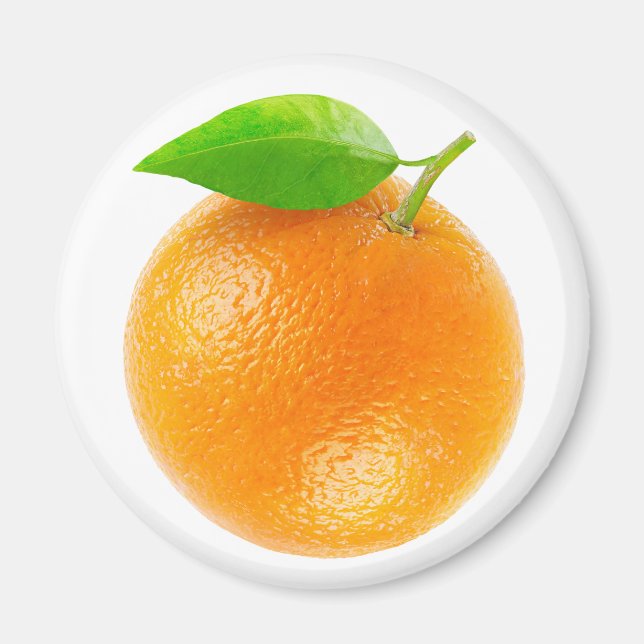 Imán fruta naranja (Frente)