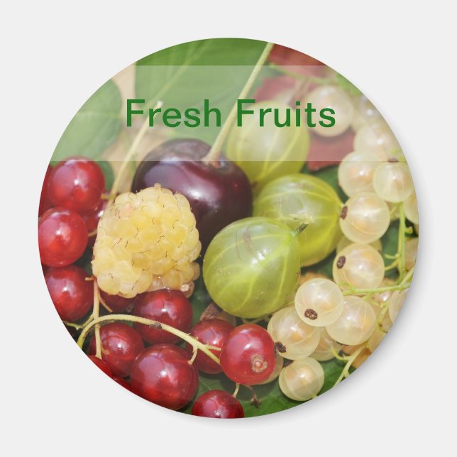 Imán frutas frescas Magnet (Frente)