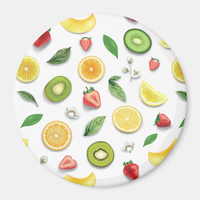 Imán Frutas mixtas 4 (Frente)