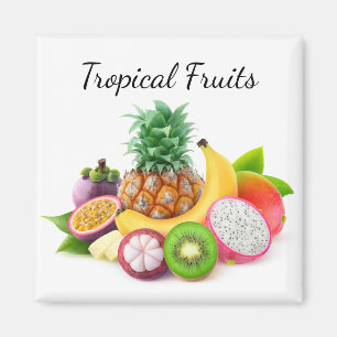 Imán Frutas tropicales