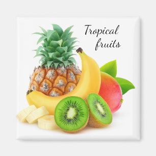 Imán Frutas tropicales