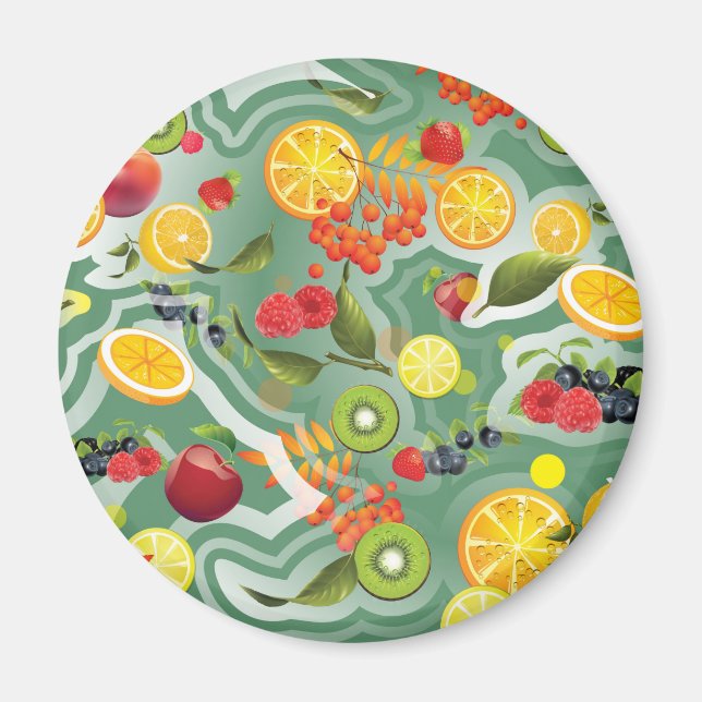 Imán Frutas Variadas 7 (Frente)