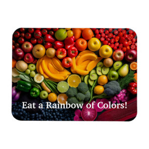 Imán Frutas Verduras Recordatorio de nutrición alimenta