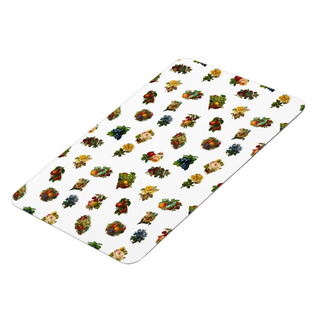 Imán Frutas y flores de época (Lado Izquierdo)