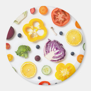 Imán Frutas y verduras