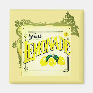 Imán Fruto de verano de limonada vintage