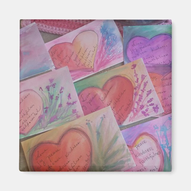 Imán fruto del espíritu. (Frente)