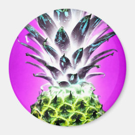 Imán Fruto tropical colorido de la piña Hawai