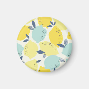 Imán Frutos cítricos, vibrante y sin fisuras.