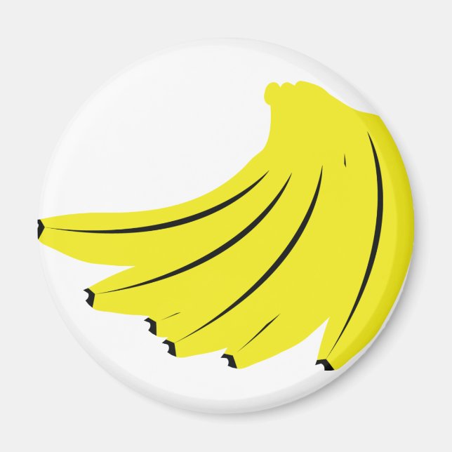 Imán frutos del banano amarillo (Frente)
