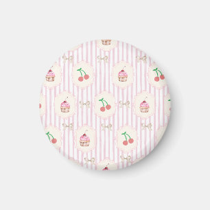 Imán Frutos dulces de Shabby profesional chic franjas r