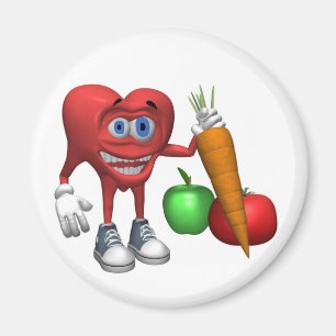 Imán Frutos y verduras cardíacas para la salud magnétic