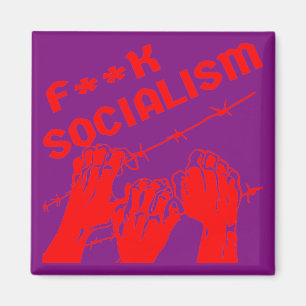 Imán Fuc>  Alambre barb socialista #USAPatriotGraphics 