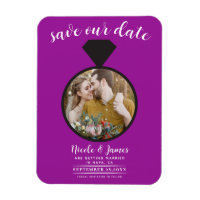 Fuchsia Boda Ring Photo Save the Date