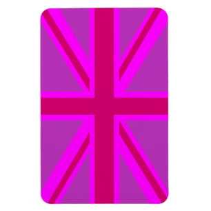 Imán Fuchsia Union Jack